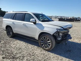 2021 Cadillac Escalade Sport with VIN 1GYS4FKL5MR267606, listed as a Copart auction lot 76563074 with 83,936 mi miles and Salvage Title. Bid and sale history available at carsss.com. Image 4.