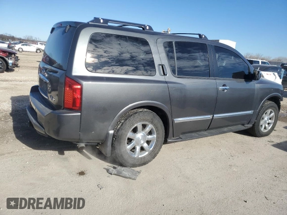 2007 Infiniti QX56 with VIN 5N3AA08C27N806356, listed as a Copart auction lot 83787164 with 303,856 mi miles and Salvage Title. Bid and sale history available at carsss.com. Image 3.