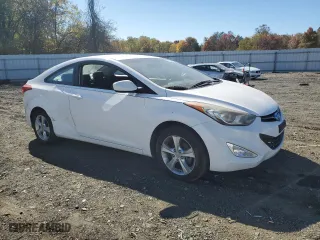 2013 Hyundai Elantra Coupe GS PZEV with VIN KMHDH6AE3DU016159, listed as a Copart auction lot 76408194 with 0 mi miles and Salvage Title. Bid and sale history available at carsss.com. Image 4.