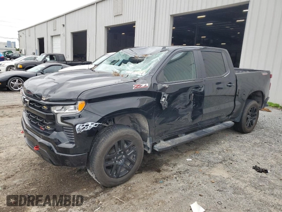 2023 Chevrolet Silverado 1500 LT Trail Boss with VIN 3GCPDFEK7PG106497, listed as a Copart auction lot 75603264 with 28,970 mi miles and Salvage Title. Bid and sale history available at DreamBid. Image 1.