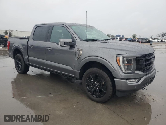 2023 Ford F-150 XL with VIN 1FTFW1E58PFC45266, listed as a Copart auction lot 46673095 with 9,422 mi miles and Salvage Title. Bid and sale history available at carsss.com. Image 4.