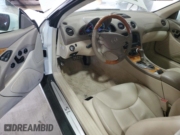 2006 Mercedes-Benz SL 500 with VIN WDBSK75F06F115114, listed as a Copart auction lot 42569065 with 60,360 mi miles and Salvage title. Bid and sale history available at DreamBid. Image 8.