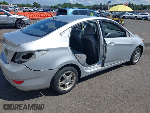 2012 Hyundai Accent GLS with VIN KMHCU4AEXCU241639, listed as a IAAI auction lot 42327411 with 108,939 mi miles and . Bid and sale history available at DreamBid. Image 4.