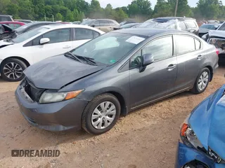 2012 Honda Civic LX z VIN 2HGFB2F59CH316498, wystawiony jako IAAI lot #42179887 z przebiegiem 218 009 mil mil oraz . Historia ofert i sprzedaży dostępna na DreamBid. Obrazek 2.