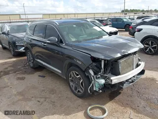 2021 Hyundai Santa Fe Limited with VIN 5NMS44AL3MH315913, listed as a IAAI auction lot 41134466 with 47,792 mi miles. Bid and sale history available at carsss.com. Image 1.