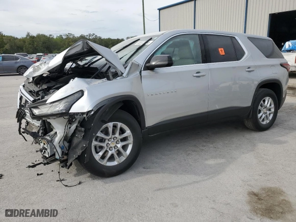 2022 Chevrolet Traverse LS with VIN 1GNERFKW5NJ120174, listed as a Copart auction lot 80932704 with 0 mi miles and Non Repairable. Bid and sale history available at carsss.com. Image 1.