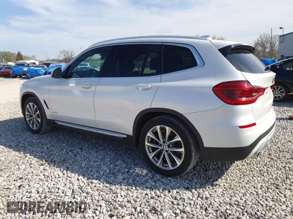 2018 BMW X3 xDrive30i with VIN 5UXTR9C52JLD60435, listed as a Copart auction lot 51991325 with 93,427 mi miles and Clean Title. Bid and sale history available at DreamBid. Image 2.
