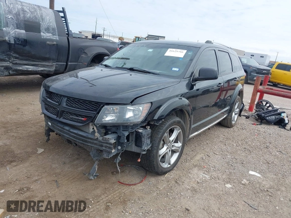 2017 Dodge Journey Crossroad Plus with VIN 3C4PDCGB3HT556863, listed as a IAAI auction lot 41629766 with 105,079 mi miles. Bid and sale history available at carsss.com. Image 18.