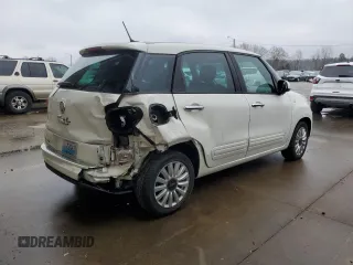 2014 FIAT 500L Easy with VIN ZFBCFABH3EZ028210, listed as a Copart auction lot 83995984 with Not Provided miles and Salvage Title. Bid and sale history available at DreamBid. Image 3.