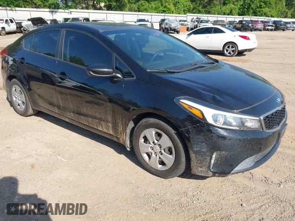 2017 Kia Forte LX with VIN 3KPFK4A76HE118046, listed as a IAAI auction lot 42004956 with 146,822 mi miles. Bid and sale history available at carsss.com. Image 1.