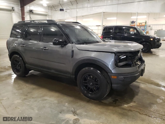 2021 Ford Bronco Sport Outer Banks with VIN 3FMCR9C68MRA57992, listed as a Copart auction lot 50617105 with 54,356 mi miles and Salvage Title. Bid and sale history available at carsss.com. Image 4.