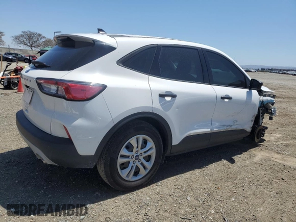 2022 Ford Escape S with VIN 1FMCU0F68NUA19694, listed as a Copart auction lot 52544614 with Not provided miles and Salvage title. Bid and sale history available at DreamBid. Image 3.