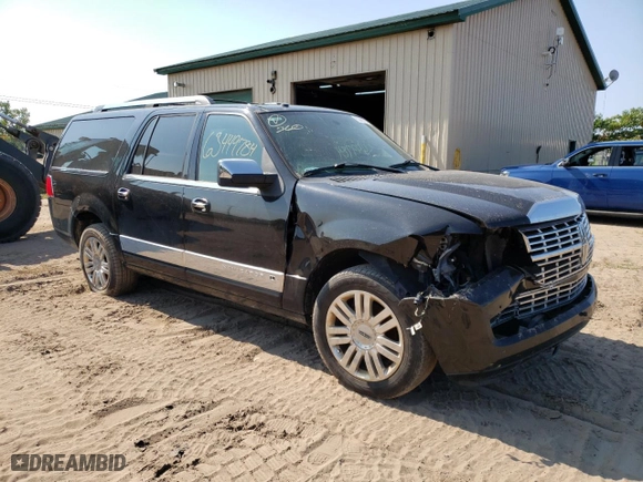 2012 Lincoln Navigator L with VIN 5LMJJ3J50CEL05334, listed as a Copart auction lot 63449784 with 110,402 mi miles and Clean Title. Bid and sale history available at carsss.com. Image 4.