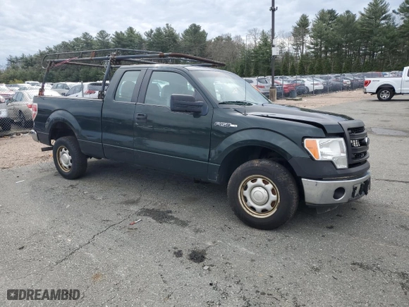 2014 Ford F-150 XL with VIN 1FTEX1CM0EFA88641, listed as a Copart auction lot 51444285 with 0 mi miles and Salvage Title. Bid and sale history available at carsss.com. Image 4.