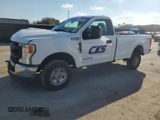 2021 Ford Super Duty F-250 SRW XL with VIN 1FTBF2BT1MEC41486, listed as a Copart auction lot 46109785 with 160,925 mi miles and Non Repairable. Bid and sale history available at carsss.com. Image 1.