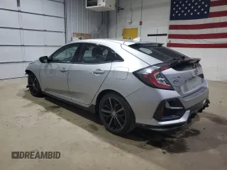 2021 Honda Civic Sport with VIN SHHFK7H47MU400406, listed as a Copart auction lot 45722085 with 28,107 mi miles and Salvage Title. Bid and sale history available at DreamBid. Image 2.