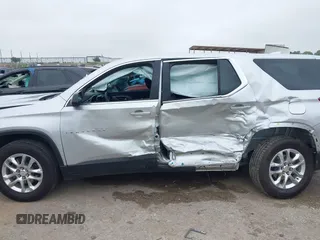 2021 Chevrolet Traverse LS with VIN 1GNERFKW1MJ254095, listed as a IAAI auction lot 42336687 with Not provided miles and . Bid and sale history available at DreamBid. Image 14.