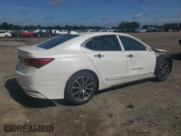 2015 Acura TLX Technology with VIN 19UUB2F55FA001885, listed as a Copart auction lot 61438755 with 117,800 mi miles and Salvage title. Bid and sale history available at DreamBid. Image 3.