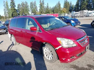 2005 Honda Odyssey TOURING with VIN 5FNRL38815B008644, listed as a IAAI auction lot 40512794 with 279,981 mi miles. Bid and sale history available at carsss.com. Image 1.