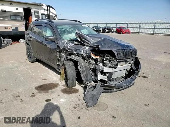 2020 Jeep Cherokee Altitude with VIN 1C4PJMLB3LD560205, listed as a Copart auction lot 77324144 with 53,665 mi miles and Salvage Title. Bid and sale history available at carsss.com. Image 12.