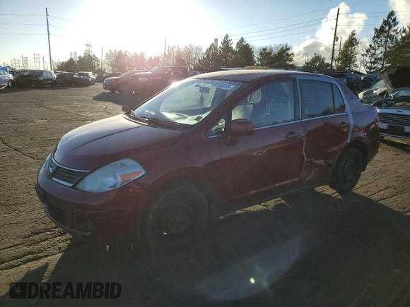 2007 Nissan Versa 1.8 SL with VIN 3N1BC11E67L424170, listed as a Copart auction lot 44162475 with 174,906 mi miles and Salvage Title. Bid and sale history available at carsss.com. Image 1.