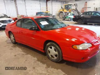 2001 Chevrolet Monte Carlo SS with VIN 2G1WX15K919357442, listed as a IAAI auction lot 41991162 with 251,743 mi miles. Bid and sale history available at carsss.com. Image 1.