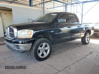 2006 Dodge 1500 SLT z VIN 1D7HU18296S628550, wystawiony jako Copart lot #62410735 z przebiegiem 224 348 mil mil oraz Czysty tytuł • Clean title. Historia ofert i sprzedaży dostępna na DreamBid. Obrazek 1.