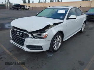 2016 Audi A4 Premium with VIN WAUAFAFL9GN000714, listed as a IAAI auction lot 41460938 with 119,897 mi miles. Bid and sale history available at carsss.com. Image 2.