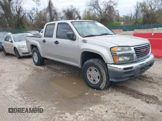 2007 GMC Canyon SLE2 with VIN 1GTDT13E978120901, listed as a IAAI auction lot 42036924 with 187,341 mi miles. Bid and sale history available at carsss.com. Image 1.