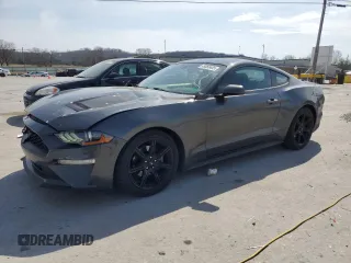 2020 Ford Mustang EcoBoost z VIN 1FA6P8TH1L5132722, wystawiony jako Copart lot #49065485 z przebiegiem 73 866 mil mil oraz Szkoda całkowita • Salvage title. Historia ofert i sprzedaży dostępna na DreamBid. Obrazek 1.