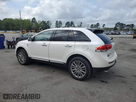 2013 Lincoln MKX with VIN 2LMDJ6JKXDBL12879, listed as a Copart auction lot 51145175 with 128,142 mi miles and Salvage Title. Bid and sale history available at carsss.com. Image 2.