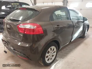 2013 Kia Rio SX with VIN KNADN5A32D6136879, listed as a IAAI auction lot 41815817 with 110,763 mi miles. Bid and sale history available at carsss.com. Image 4.