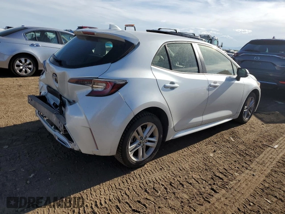 2022 Toyota Corolla Hatchback SE with VIN JTND4MBE5N3190336, listed as a Copart auction lot 59925444 with 70,049 mi miles and Non Repairable. Bid and sale history available at carsss.com. Image 3.