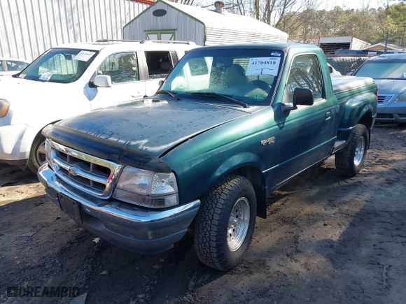 1998 Ford Ranger XL with VIN 1FTYR10CXWTA84196, listed as a IAAI auction lot 41704818 with 199,566 mi miles. Bid and sale history available at carsss.com. Image 2.