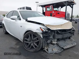 2015 Lexus IS 250 with VIN JTHBF1D27F5062515, listed as a IAAI auction lot 42412199 with 154,249 mi miles and . Bid and sale history available at DreamBid. Image 1.