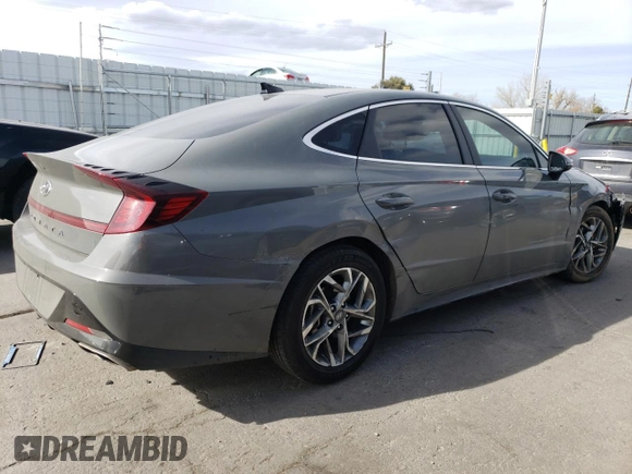 2023 Hyundai Sonata SEL with VIN KMHL64JAXPA268404, listed as a Copart auction lot 49921515 with 61,304 mi miles and Salvage Title. Bid and sale history available at DreamBid. Image 3.