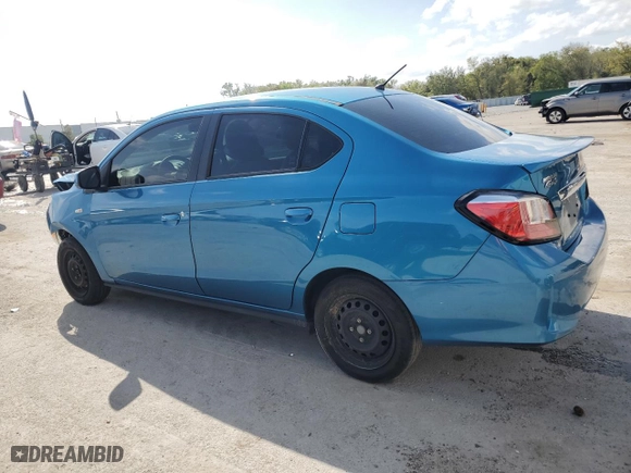 2021 Mitsubishi Mirage G4 ES with VIN ML32FUFJ1MHF03287, listed as a Copart auction lot 48125895 with 76,932 mi miles and Salvage Title. Bid and sale history available at carsss.com. Image 2.