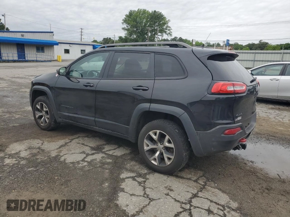 2014 Jeep Cherokee Trailhawk with VIN 1C4PJMBS6EW211385, listed as a Copart auction lot 55923255 with 162,753 mi miles and Clean title. Bid and sale history available at DreamBid. Image 2.