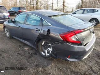 2020 Honda Civic Sedan LX with VIN 2HGFC2F69LH540103, listed as a IAAI auction lot 41629716 with 65,951 mi miles. Bid and sale history available at carsss.com. Image 3.