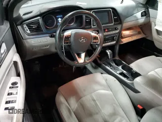 2018 Hyundai Sonata Hybrid SE with VIN KMHE24L37JA082376, listed as a Copart auction lot 76261834 with 97,486 mi miles and Salvage Title. Bid and sale history available at carsss.com. Image 8.