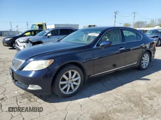 2007 Lexus LS 460 with VIN JTHBL46F575025412, listed as a Copart auction lot 55666625 with 210,568 mi miles and Clean Title. Bid and sale history available at DreamBid. Image 1.