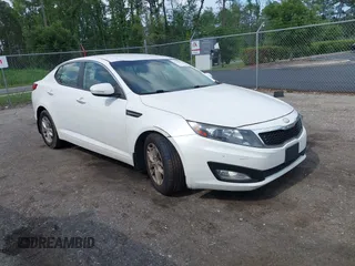 2013 Kia Optima LX z VIN KNAGM4A79D5312328, wystawiony jako IAAI lot #42356029 z przebiegiem 194 562 mil mil oraz . Historia ofert i sprzedaży dostępna na DreamBid. Obrazek 1.