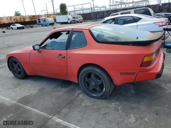 1985 Porsche 944 with VIN WP0AA0942FN454415, listed as a Copart auction lot 51178705 with NaN miles and Clean Title. Bid and sale history available at carsss.com. Image 2.