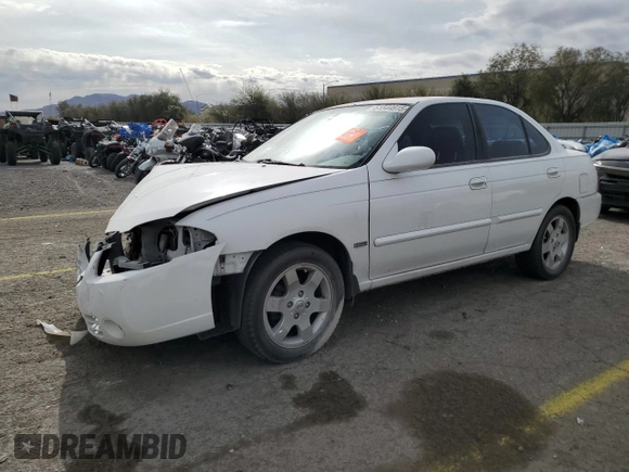 2006 Nissan Sentra S with VIN 3N1CB51D06L504780, listed as a Copart auction lot 51544815 with 156,032 mi miles and Salvage Title. Bid and sale history available at DreamBid. Image 1.