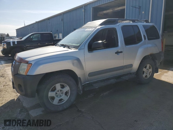 2005 Nissan Xterra S with VIN 5N1AN08W35C606554, listed as a Copart auction lot 47247745 with 181,480 mi miles and Salvage Title. Bid and sale history available at DreamBid. Image 1.