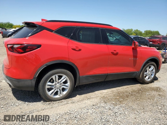 2020 Chevrolet Blazer LT z VIN 3GNKBBRA1LS617387, wystawiony jako Copart lot #52462875 z przebiegiem 76 347 mil mil oraz Szkoda całkowita • Salvage title. Historia ofert i sprzedaży dostępna na DreamBid. Obrazek 3.