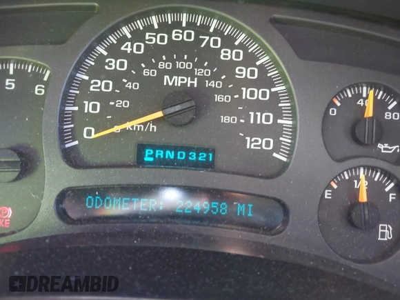 2004 GMC Yukon SLE z VIN 1GKEC13V04R254727, wystawiony jako IAAI lot #41655405 z przebiegiem 224 958 mil mil oraz . Historia ofert i sprzedaży dostępna na DreamBid. Obrazek 7.