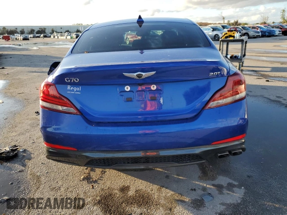 2019 Genesis G70 Advanced with VIN KMTG34LA6KU035057, listed as a Copart auction lot 85473254 with 85,101 mi miles and Non Repairable. Bid and sale history available at DreamBid. Image 6.