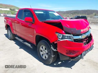 2019 Chevrolet Colorado 4WD Work Truck with VIN 1GCHTBEA5K1255781, listed as a IAAI auction lot 41983838 with 62,972 mi miles. Bid and sale history available at carsss.com. Image 1.