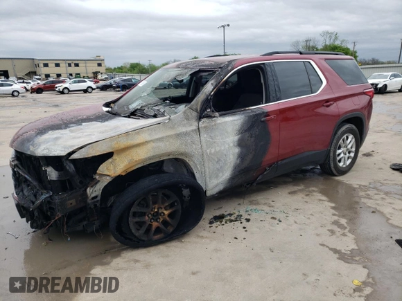 2019 Chevrolet Traverse LT Cloth with VIN 1GNERGKW3KJ197742, listed as a Copart auction lot 51709065 with 0 mi miles and Non Repairable. Bid and sale history available at carsss.com. Image 1.
